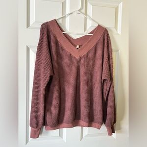 Mauve Wishlist Sweater